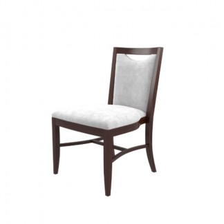 Bianca Upholstered Hospitality Commercial Restaurant Lounge Hotel dining wood stacking side chair